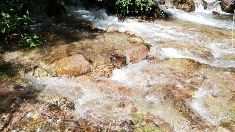 flowing water